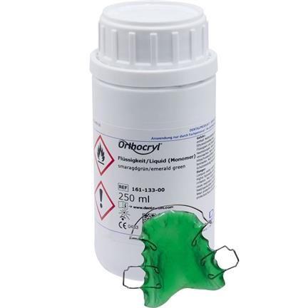 Orthocryl væske 250 ml Emerald grøn*