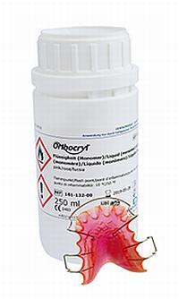 Orthocryl væske 250 ml Hot pink*
