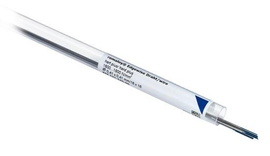 Remanium tråd lige 0.41x0.41 mm rektangulær 10 meter*