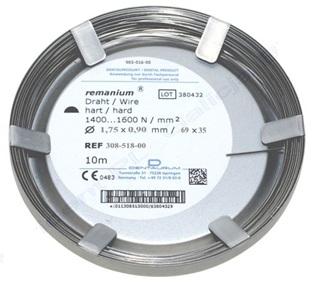 Remanium FH tråd 1.75x0.9 mm halv rund 10 meter*