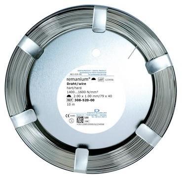 Remanium FH tråd 2.0x1.0 mm halv rund 10 meter