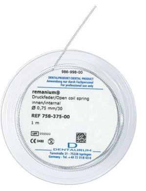 Remanium compression tråd 0.22x0.75 mm 1 m.*