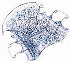 Orthocryl pulver 50 gram disco glitter blå*