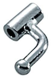 Sliding tube med krog 0.6 mm/23 2 mm 10 stk*