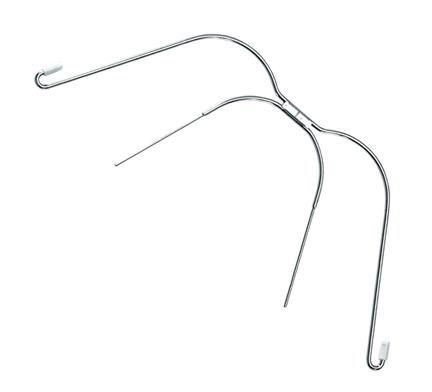 Standard ansigtsbue 1.15/45 mm medium hvid*