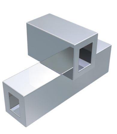 Cross Tube horizontal indvendig mål 0.46x0.64 /18x25 10 stk*