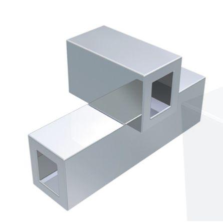 Cross Tube horizontal indvendig mål 0.56x0.70 /22x28 10 stk*