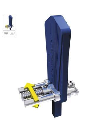 Sektions skrue Medium 600-501-30 vinklet. Max 6 mm. 10 stk*