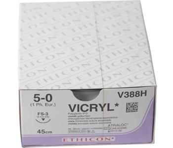 Ethicon Sutur Vicryl 5-0 45 cm FS-3 V388H 36 stk