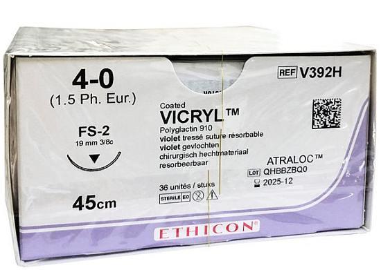 Ethicon Sutur Vicryl Vio 4-0 45 cm FS2S
