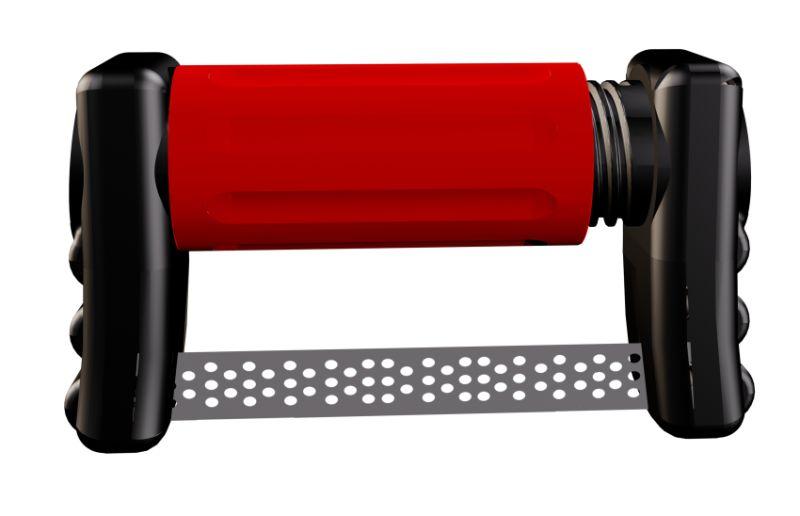 Fitstrip dobbeltsidet Fin 0,15 mm rød 4 stk*