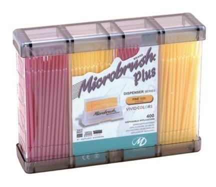 Microbrush Plus Fine 4x100 stk pink/gul