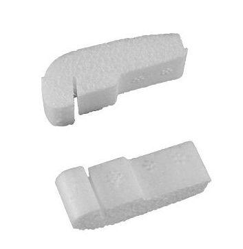 Bideklodser i flamingo til bite-wing 120 stk