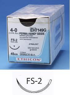 Ethicon Sutur Silke 4-0 45 cm FS-2 EH7149G 12 stk