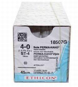 Ethicon Sutur Silke 4-0 45 cm ST-4 18507G 12 stk