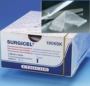 Surgicel Steril 1.25x5 cm 10 stk