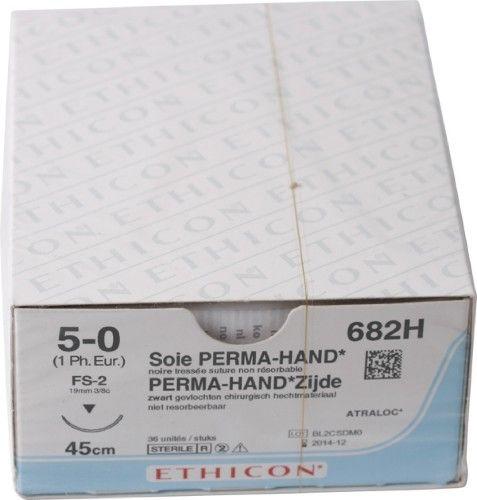 Ethicon Sutur silke 5-0 45CM FS-2 682H 36stk