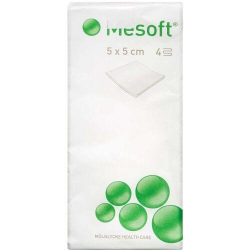 Mesoft nonwoven 4-lags usteril 5x5 cm 100 stk