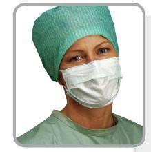 Barrier mundbind type II 6572 m/elastik 50 stk Blå