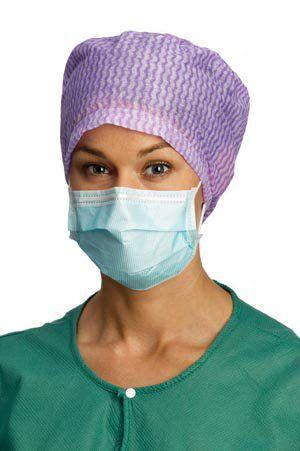 Barrier mundbind type II 4228 m/bændel 60 stk Blå