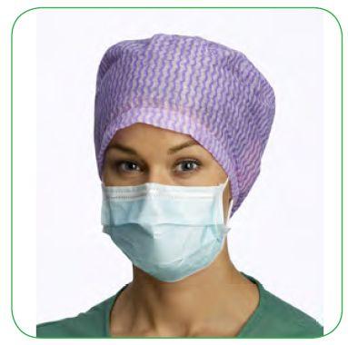 Barrier mundbind type II 4228 m/elastik 50 stk Blå