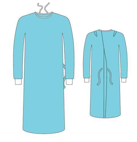 Basic SP OP-Kittel str L med 2 håndklæder