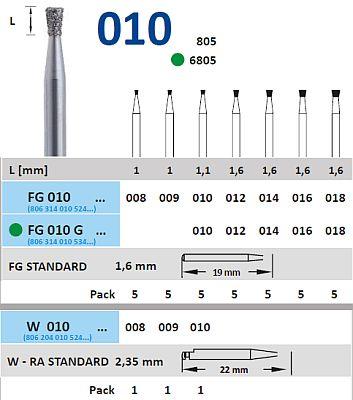 Diamantbor 5 stk FG 010.018*