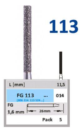 Diamantbor 5 stk FG 113.014*