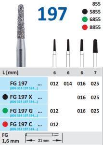 Diamantbor 5 stk FG 197X.016*