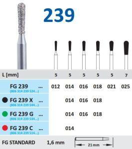 Diamantbor 5 stk FG 239X.014*