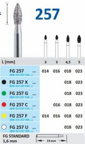 Diamantbor 5 stk FG 257F023