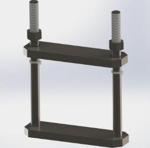 Højkvalitets stålbøjletil 2 kyvetter*