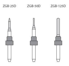 Fræsebor til våd fræsning R 0.25 mm*
