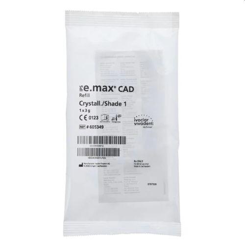 IPS e.max Cad Crystall/shade 3 gram Lysebrun*