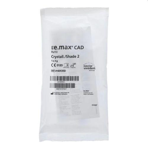IPS e.max Cad Crystall/shade 3 gram 2. X-lysebrun*