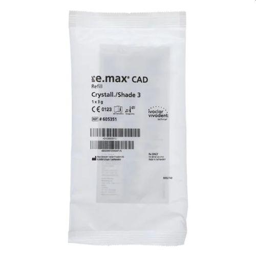 IPS e.max Cad Crystall/shade 3 gram 3. Brun*