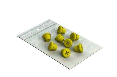 Silikone markering til Plug-in borholder 8 stk Gul*