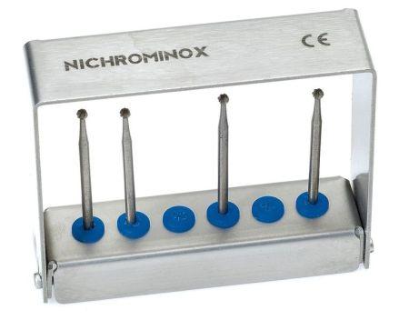 Plug-in borholder til 6 HS bor blå 60 mm*