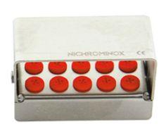 Plug-in borholder til 10 bor rød*