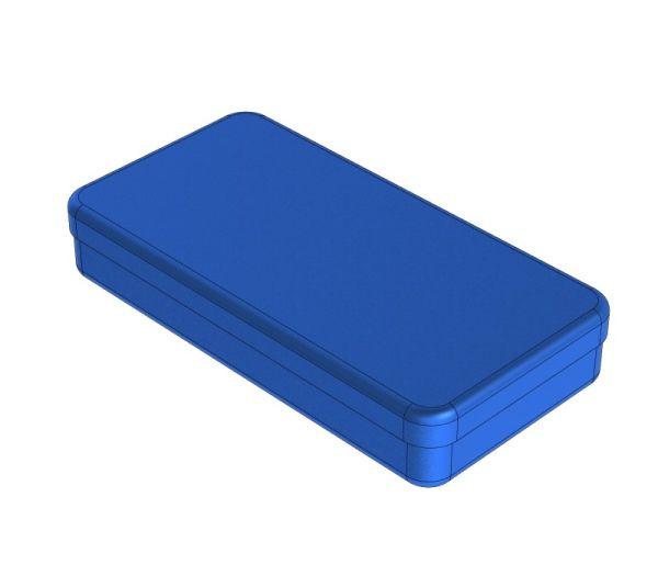 Aluminiumsbokse 18x9x3 cm Blå*