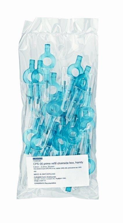 CPS Prime Handy 0.6/2.2 mm Turkis 25 stk + skaft