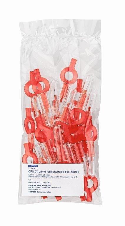 CPS 07 Prime 25x2.5 mm kort håndtag rød