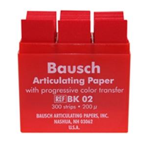 Artikulationspapir 200 my i dispenser 300 blade rød*