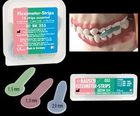 Fleximeter-Strips 15 stk 2.0 mm Blå*