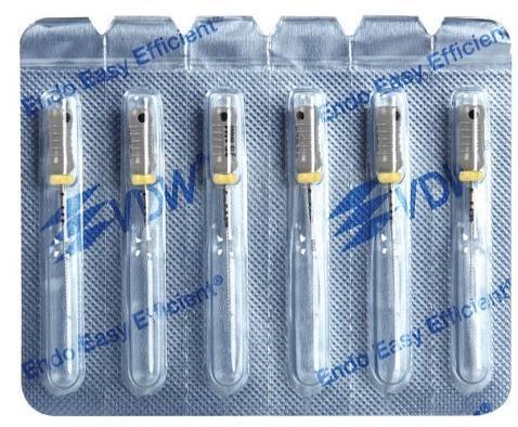 C-Pilot håndfil steril 6 stk 25 mm  str 08 grå