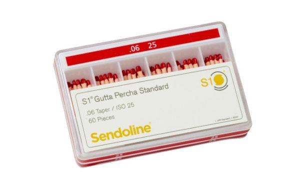S1 Gutta Percha points standard  taper .06 ISO 25, 60 stk