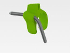 Sprayclips grøn højre 3 stk*