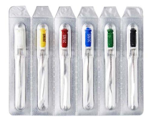 NiTi-S File 6 stk Assortedret 15-40 25 mm *