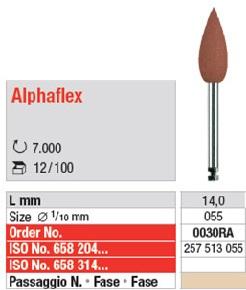 Alphaflex polerer 0030 RA brun 12 stk*