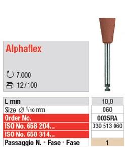 Alphaflex polerer 0035 RA brun 12 stk*